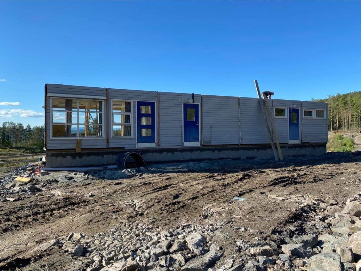 Klubbhuset er på plass!